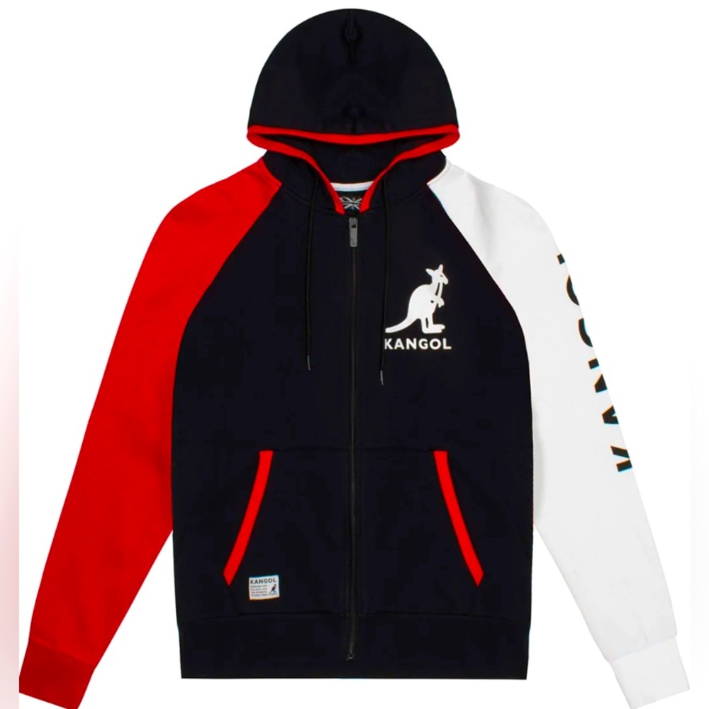 Brand New Kangol Black Red White Hoodie